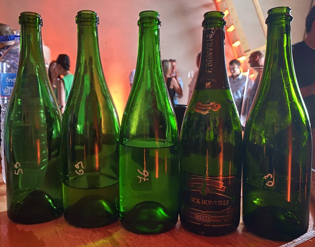 La degustazione dei vecchi millesimi presso la maison di champagne Franck Bonville