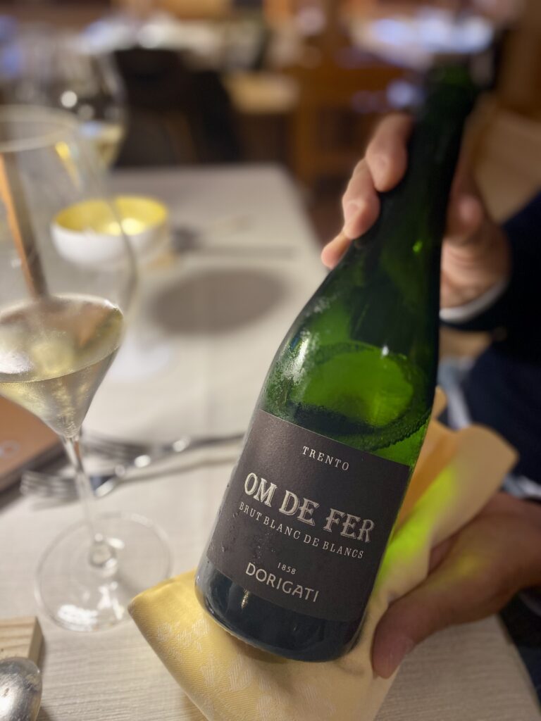 Brut Blanc de Blancs Om de Fer Trento Doc di Dorigati