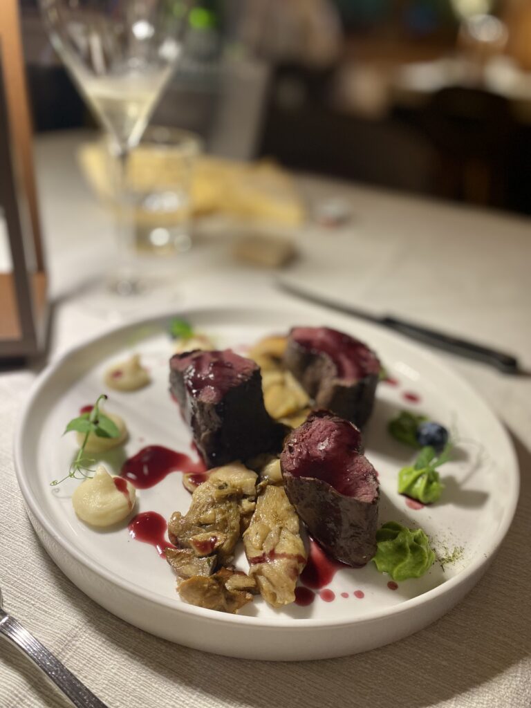 Filetto di manzo, ristorante Baita Dovich a Rocca Pietore