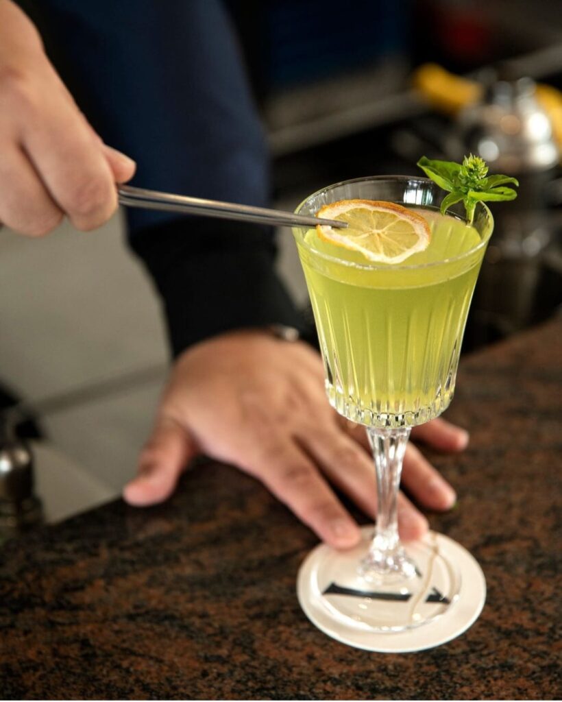 Uno dei signature drink di Visione Living
